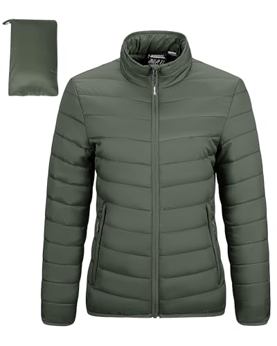 Outdoor Ventures Women's Packable Full-Zip Short Puffer